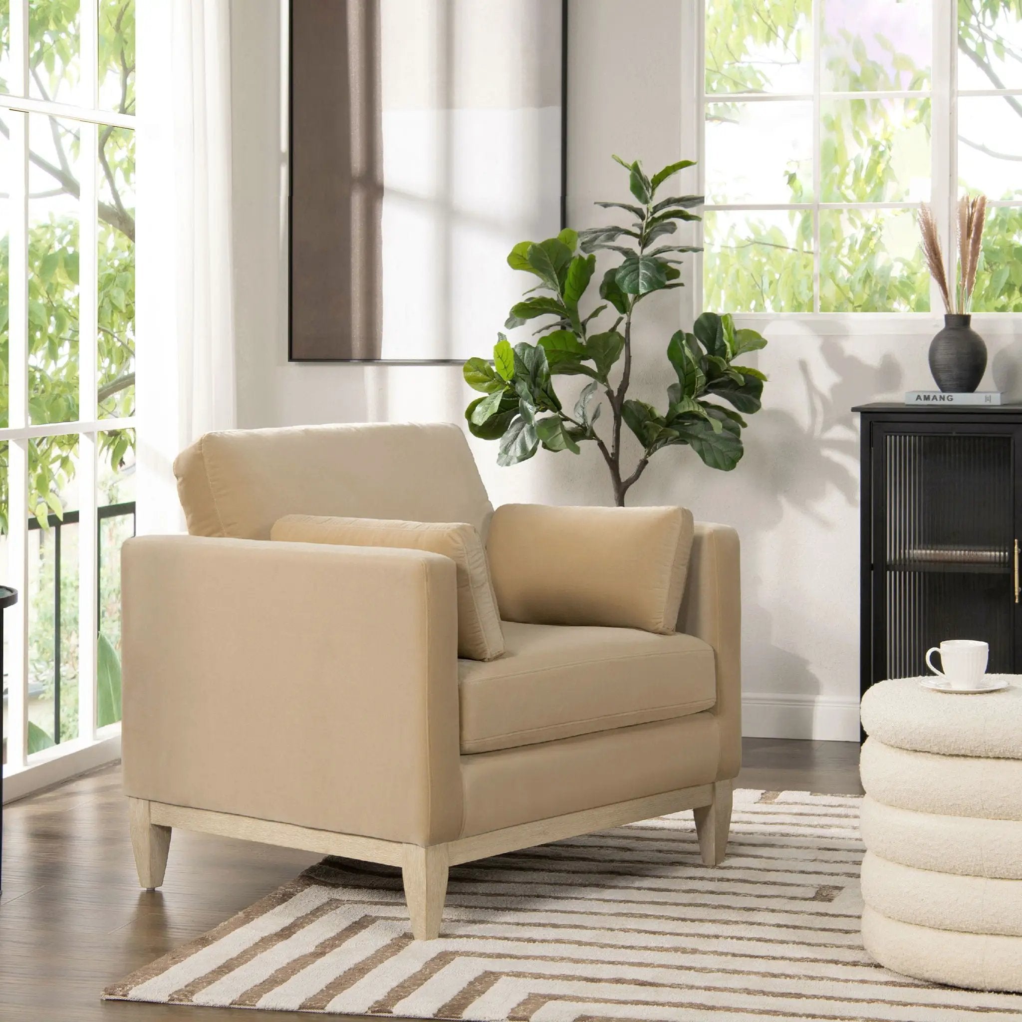 Knox - Modern Farmhouse Arm Chair by HouseOfZazla
