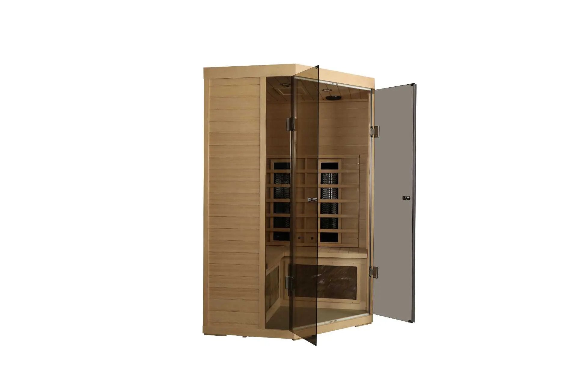 5-Person Hemlock Far-Infrared S Model Sauna by HouseOfZazla