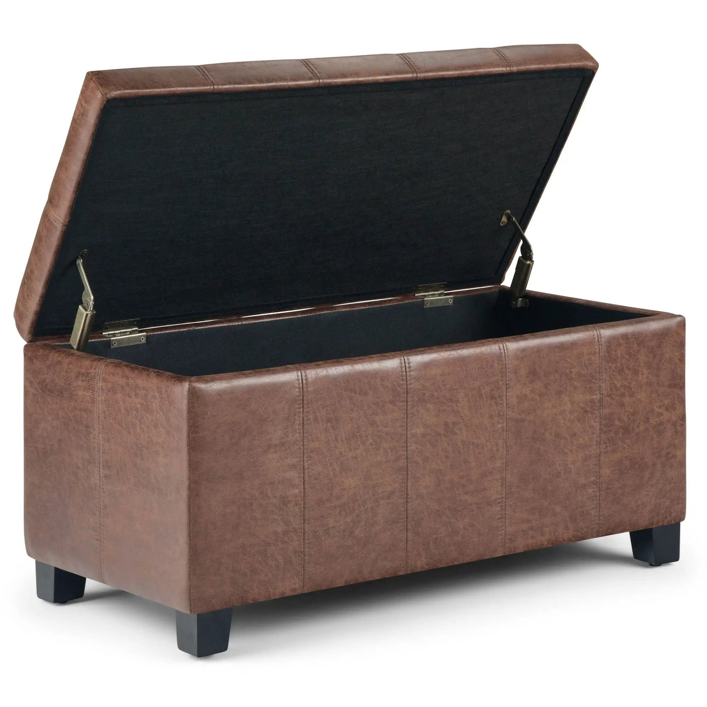 Dover - Upholstered Storage Ottoman Bench by HouseOfZazla