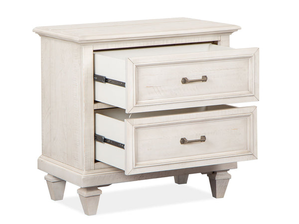 Newport - Drawer Nightstand - Alabaster, photo 2 of 7