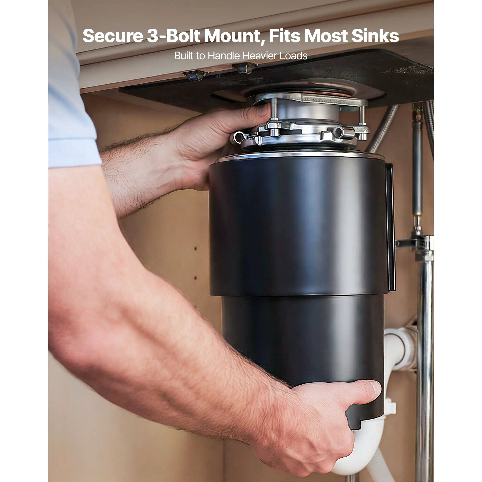 Food Waste Garbage Disposal with 3/4HP Motor and Continuous Feed by HouseOfZazla
