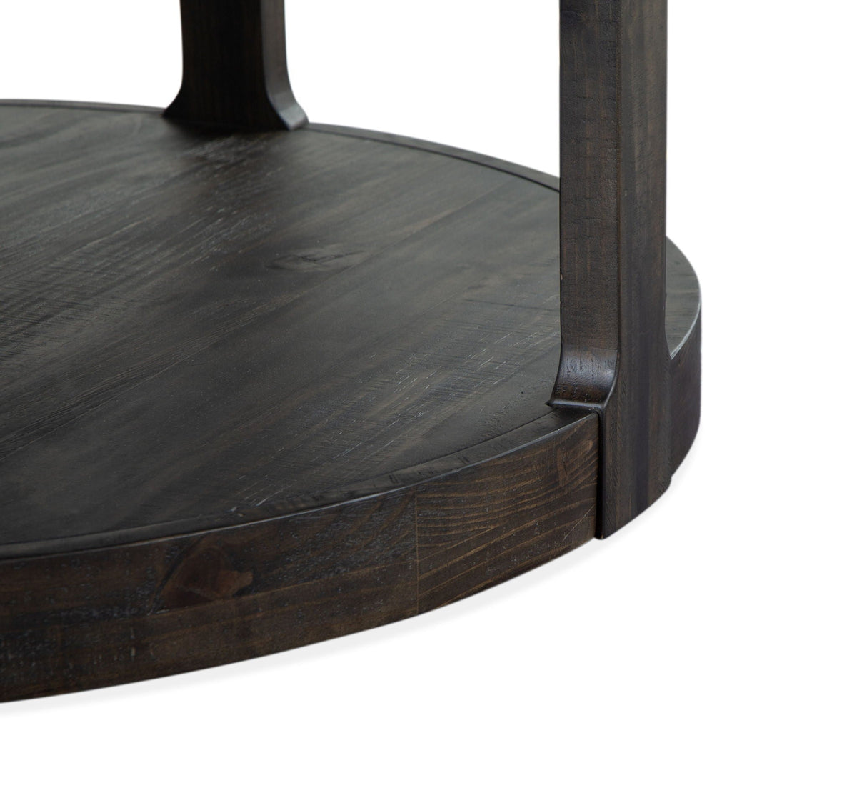 Boswell - Round Cocktail Table (With Casters) - Peppercorn, photo 2 of 7