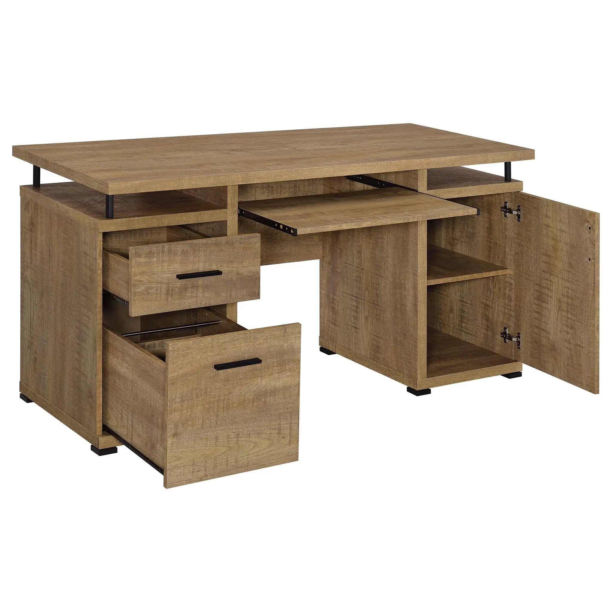 Tracy 55-inch 2-drawer Office Computer Desk Mango by Unique Piece Furniture