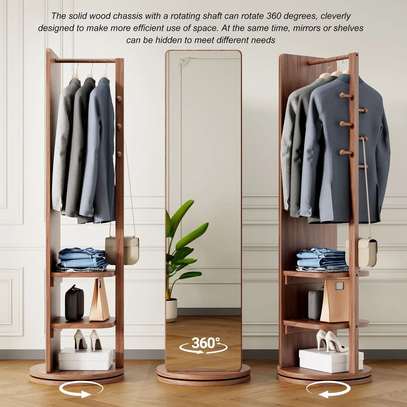 3 In 1 Multifunctional Full-Length Clothing Mirror by HouseOfZazla