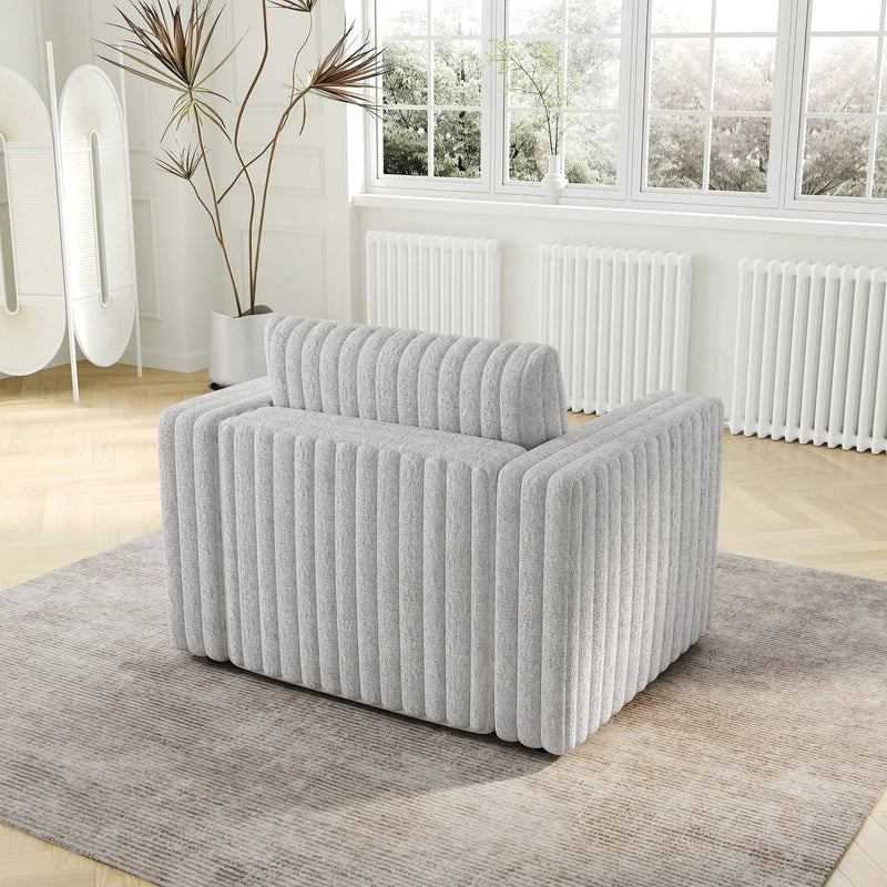 44.9" Modular Sofa Single - Light Gray by HouseOfZazla