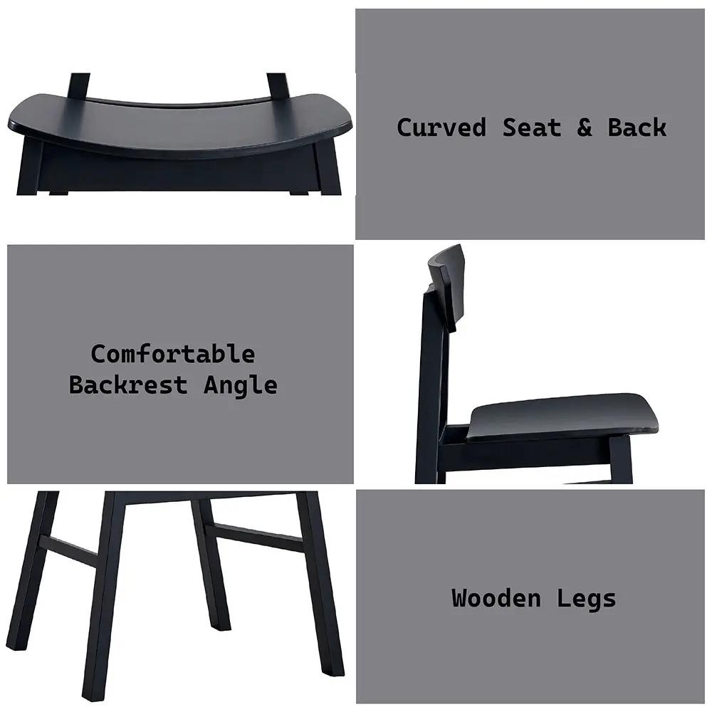 Briar - Side Chair (Set of 4) - Black by Unique Piece Furniture