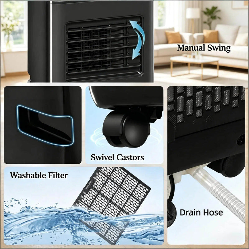 Air Conditioner with Five Modes, Portable Air Conditioner by HouseOfZazla