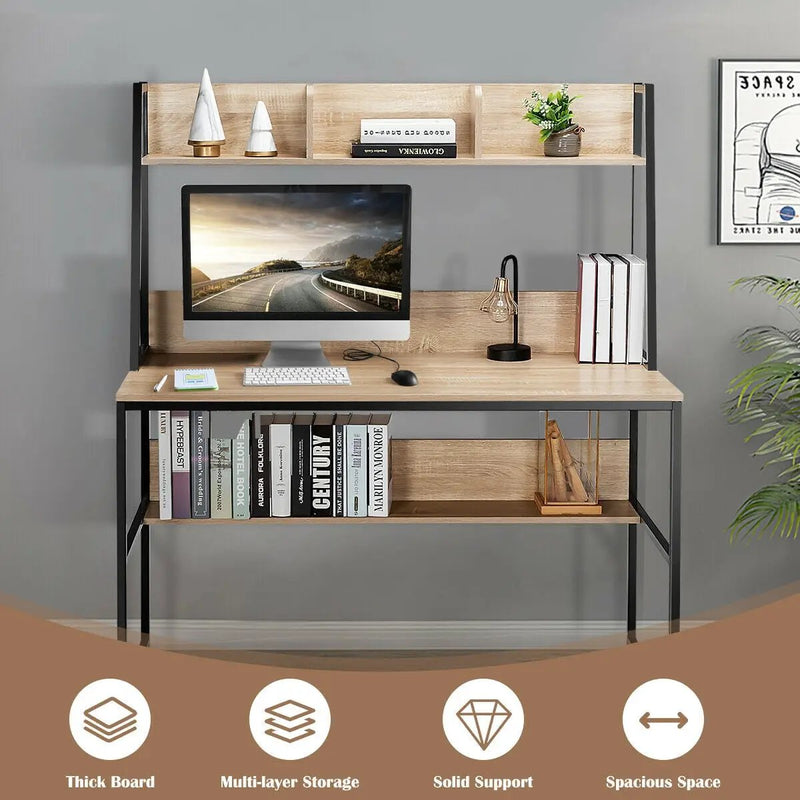 47-Inch Computer Desk Writing Study Table Workstation by DirectDeals