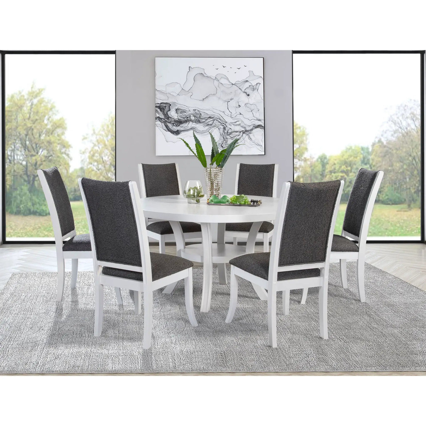 Tyler - Round Dining Table Set by HouseOfZazla