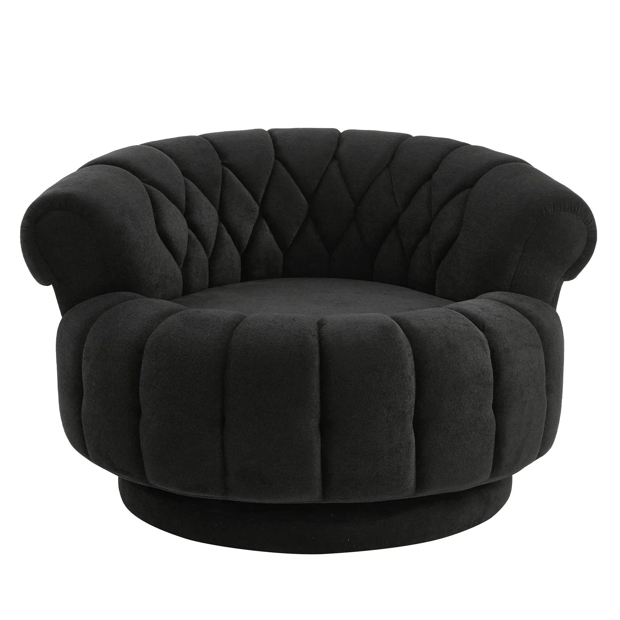 Round Swivel Accent Chair With Rotation by Unique Piece Furniture