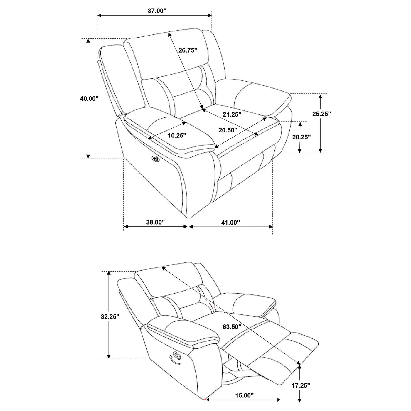 Brazelton - Pillow Top Arm Motion Living Room Set by HouseOfZazla