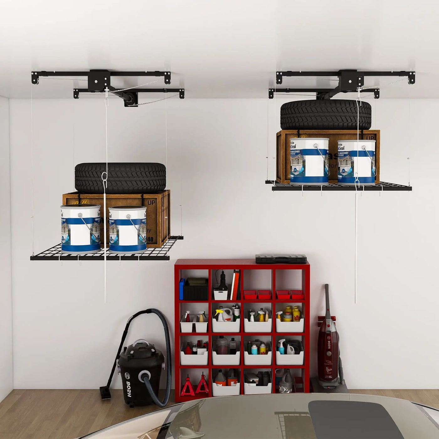Overhead Garage Storage Rack by HouseOfZazla