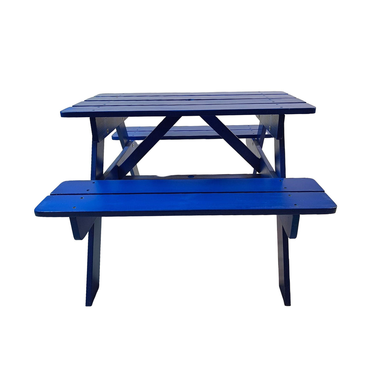 Solid Wood Children's Dining Table and Chairs Set with Multi-Functional Use - Blue or Light Brown, photo 5 of 16