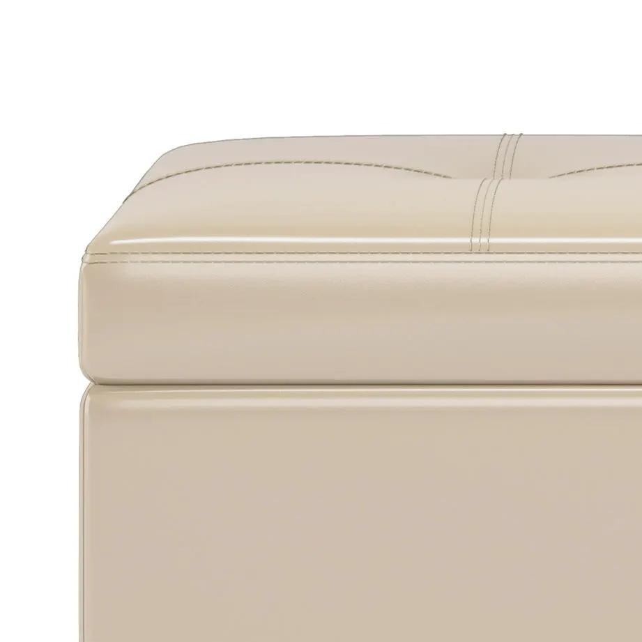 Oregon - Contemporary Storage Ottoman Bench With Tray by HouseOfZazla