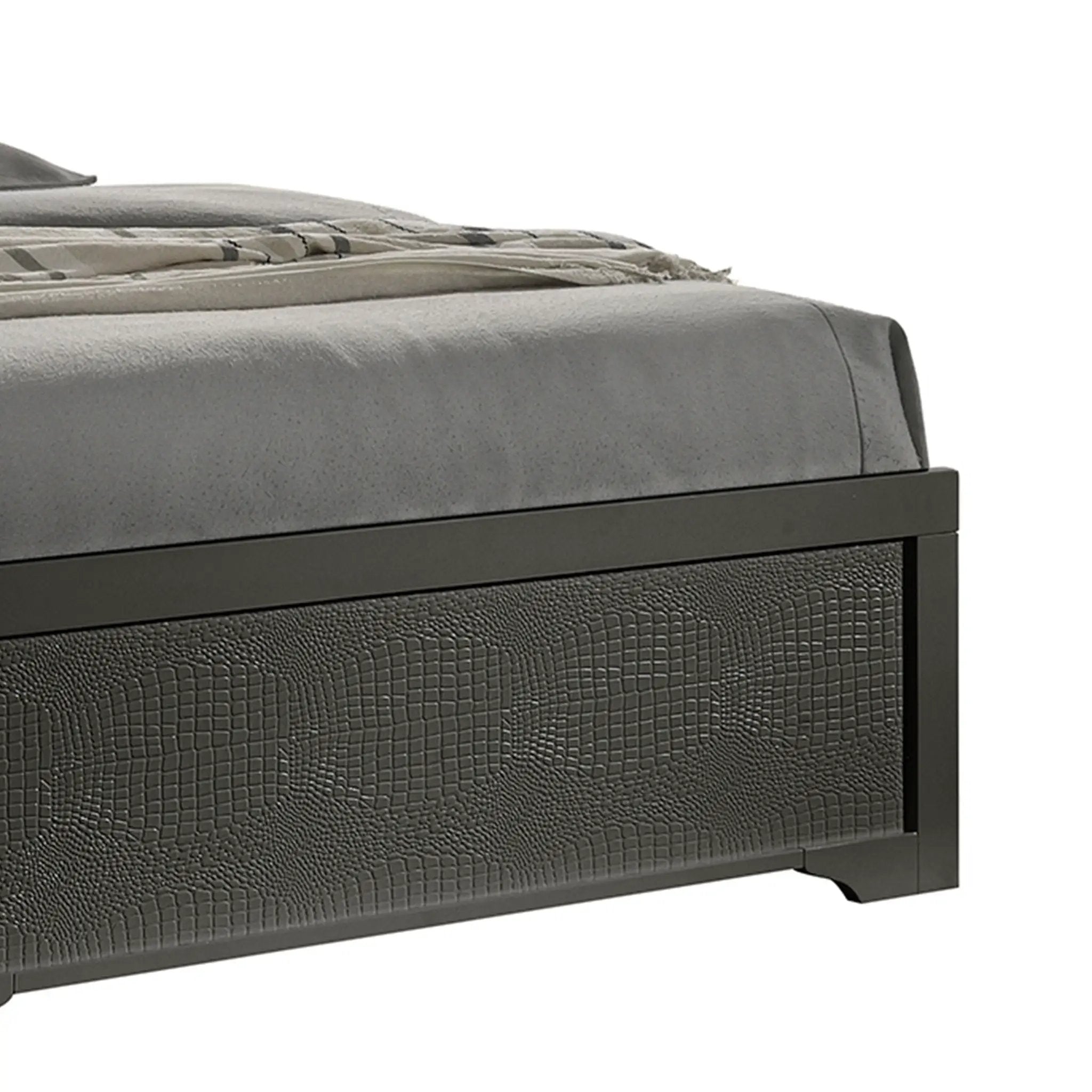 Blaze - Modern Bed With LED Headboard