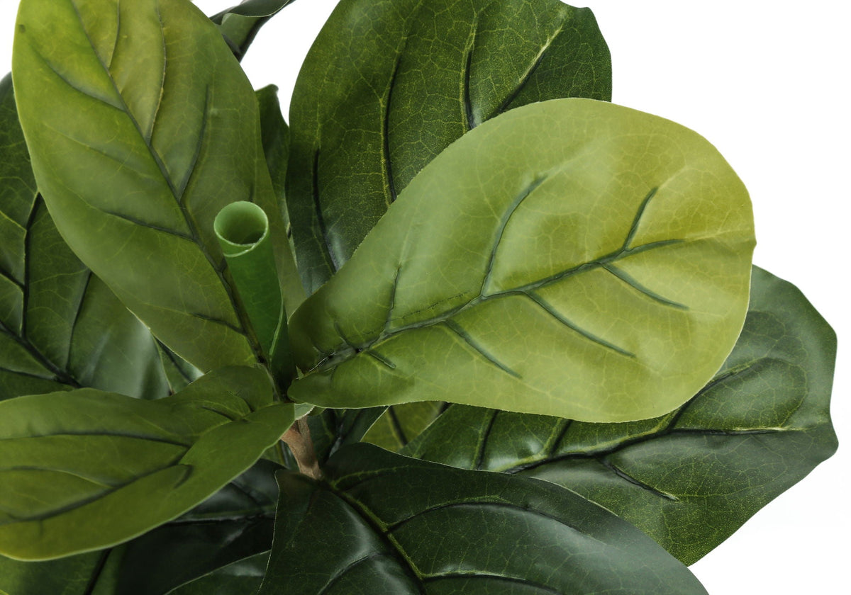 41" Tall Artificial Fiddle Tree with Real Touch Leaves - Green, photo 2 of 4