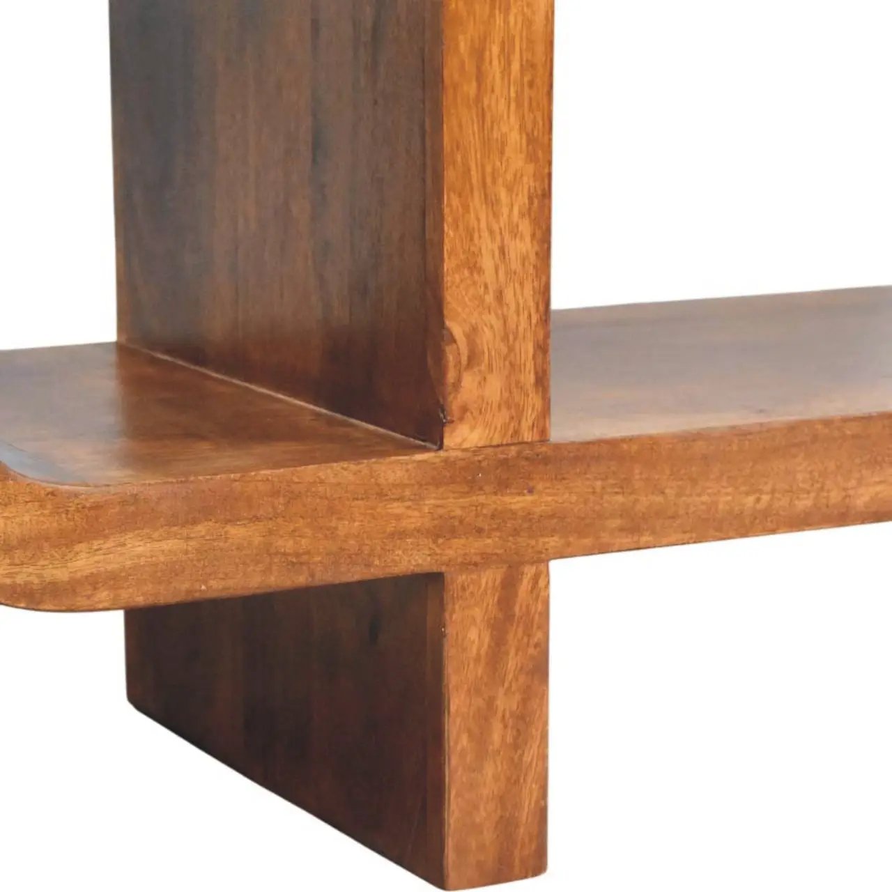 Solid Wood Orion Curved Media Unit by HouseOfZazla