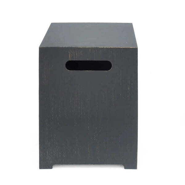 Modern Tank Holder Side Table With Powder Coated Frame