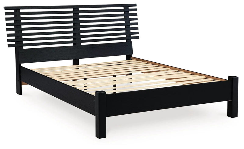 Danziar - Slat Panel Bed With Low Footboard by Unique Piece Furniture