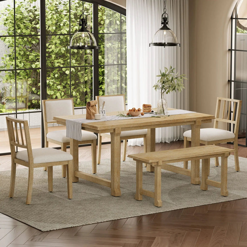 6 Piece Kitchen & Dining Room Furniture by Unique Piece Furniture