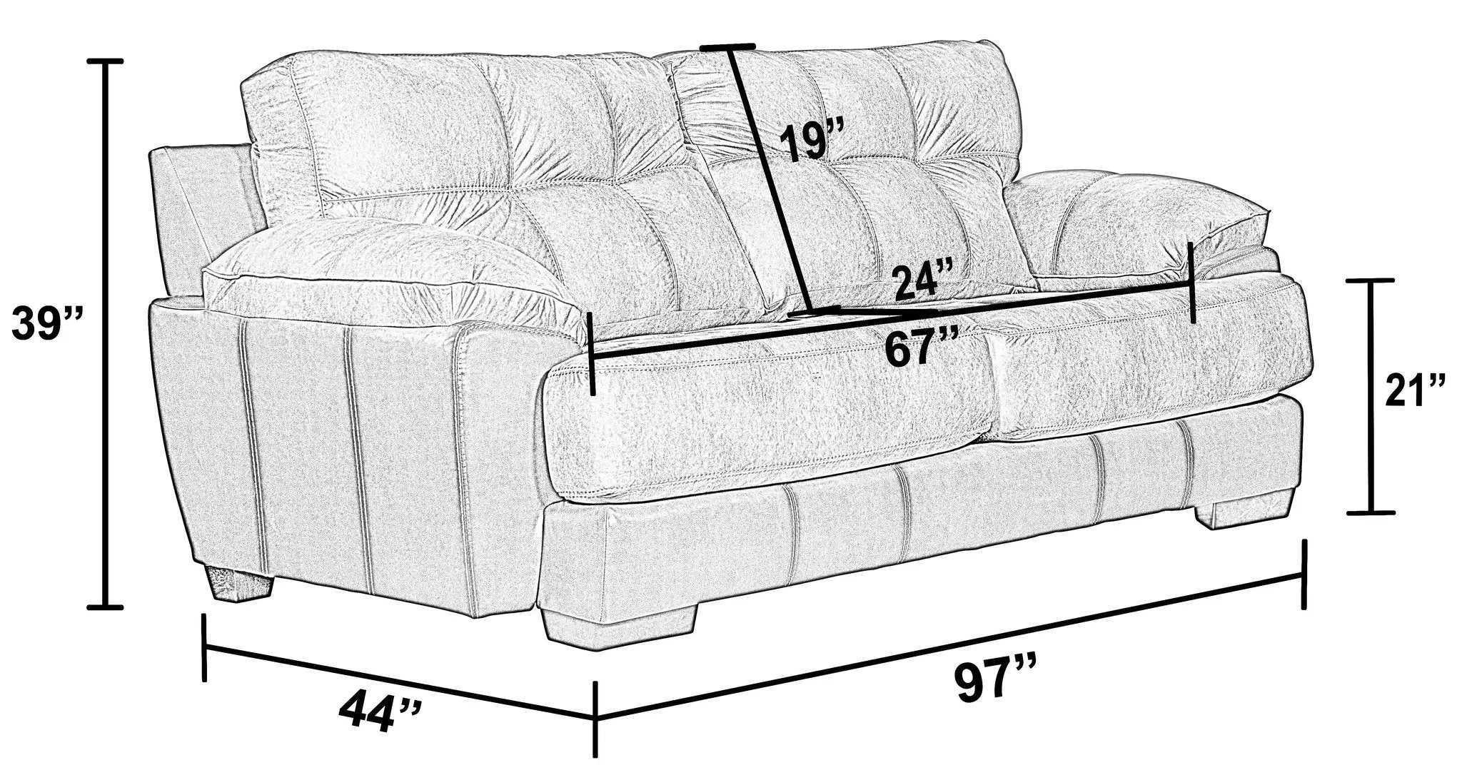 Drummond - Sofa by Unique Piece Furniture