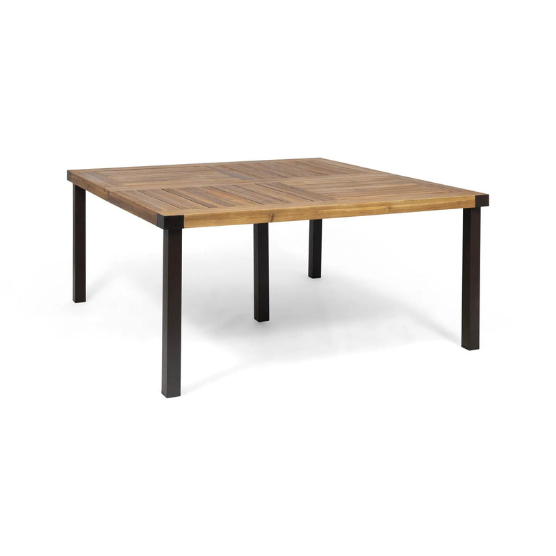 9-Piece Acacia Wood Outdoor Patio Dining Set by HouseOfZazla