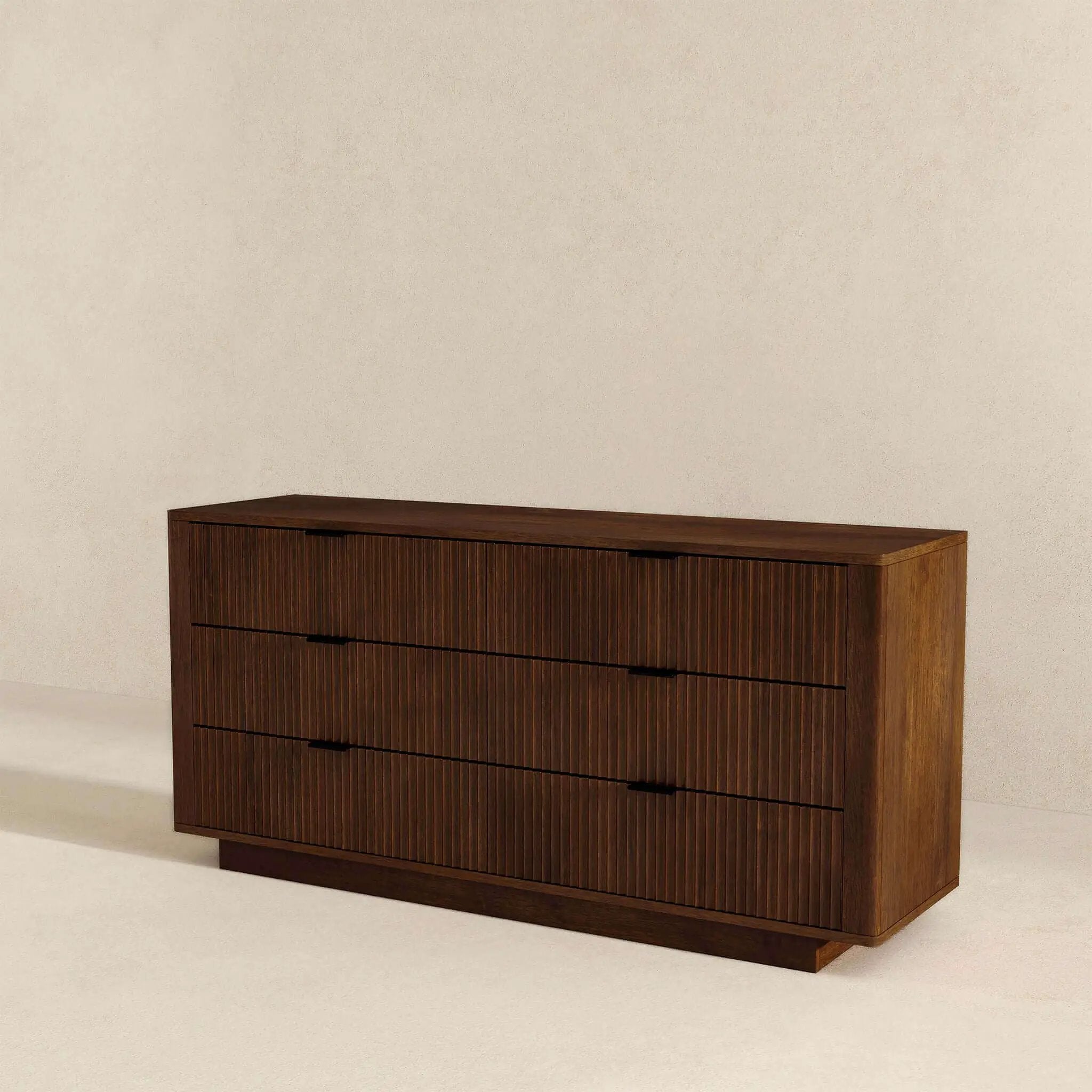 Lola - Dresser With 6 Drawers - Dark Brown by HouseOfZazla