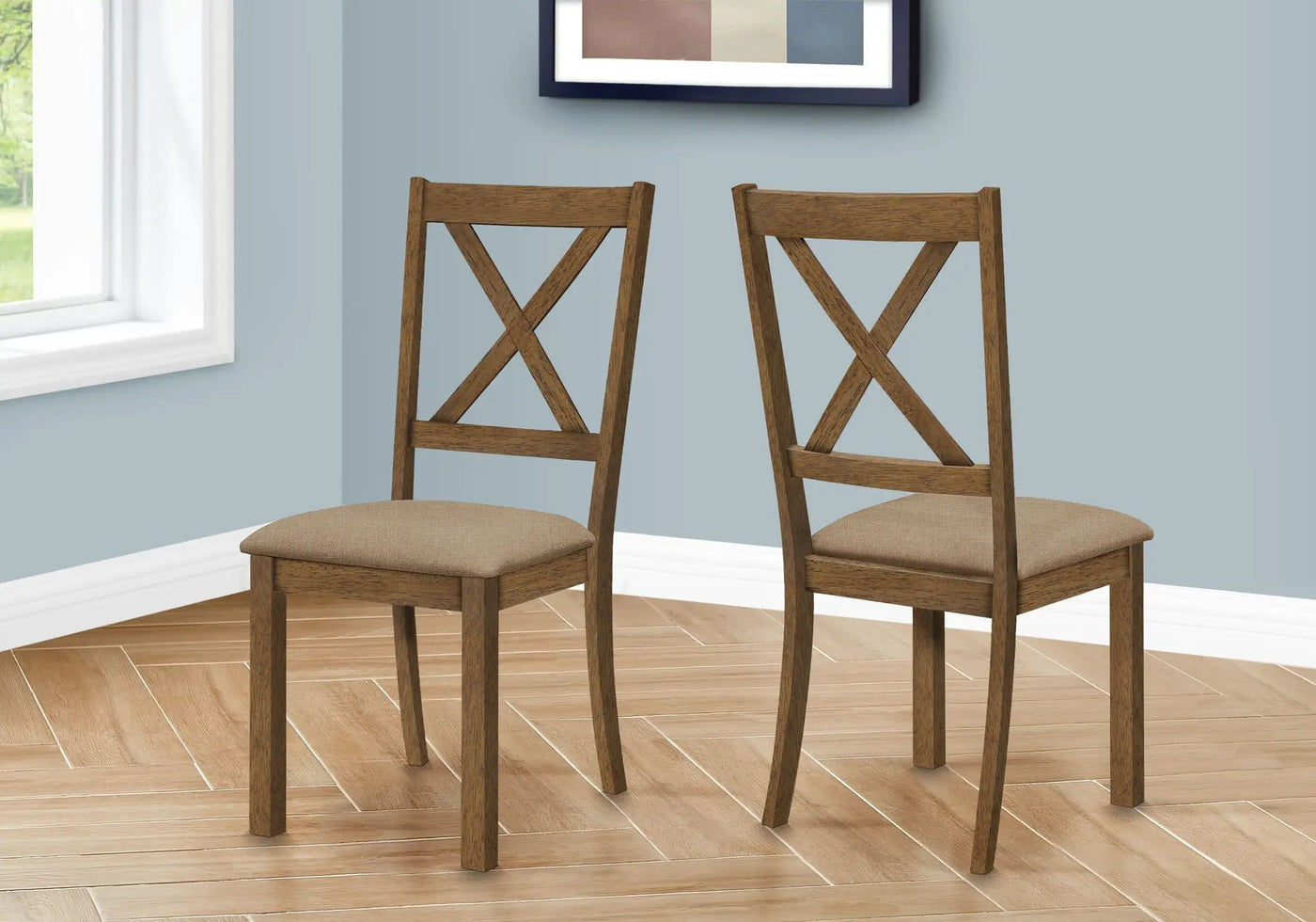 Dining Chair Side, Upholstered For Dining Room, Transitional (Set of 2) by HouseOfZazla