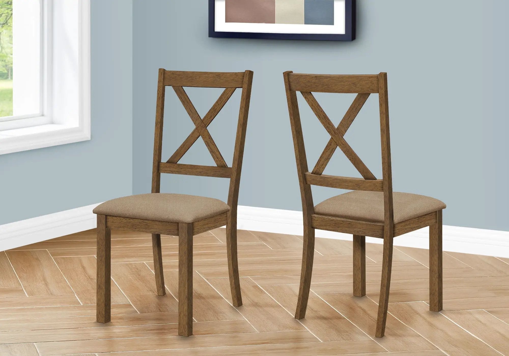 Dining Chair Side, Upholstered For Dining Room, Transitional (Set of 2) by HouseOfZazla
