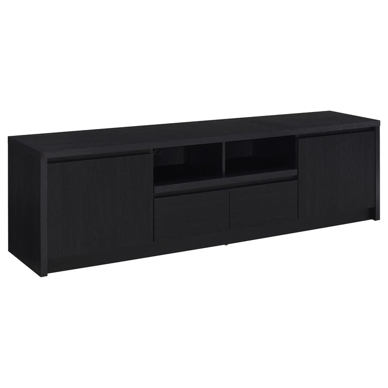 Winfield 3-piece Entertainment Center 78-inch TV Stand Black by Unique Piece Furniture