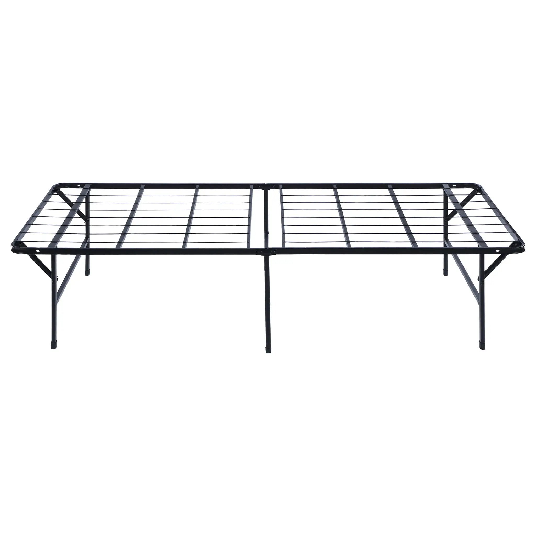 Mabel Metal Twin Mattress Support Platform Bed Black by Unique Piece Furniture