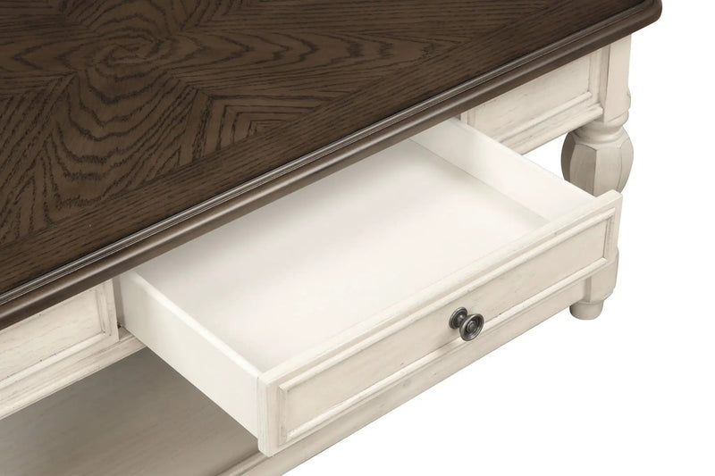 Classic Design Table With Storage by Unique Piece Furniture