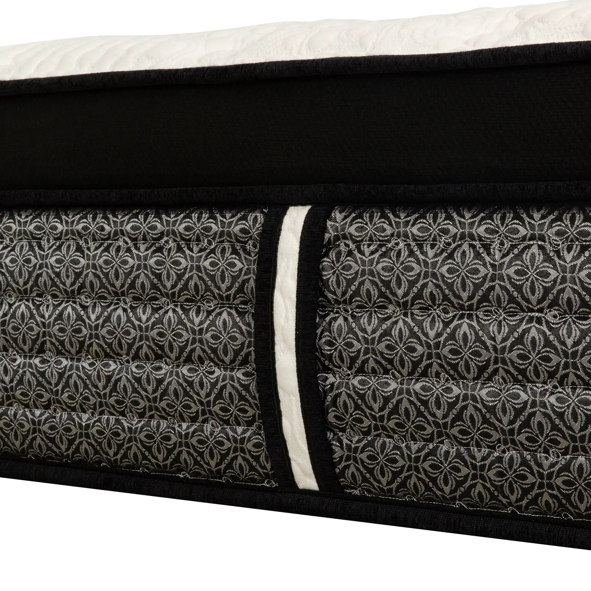 16" Premium Hybrid Mattress In A Box Plush Gel Memory Foam Top With Cooling Technology - Gray / White - Queen by HouseOfZazla