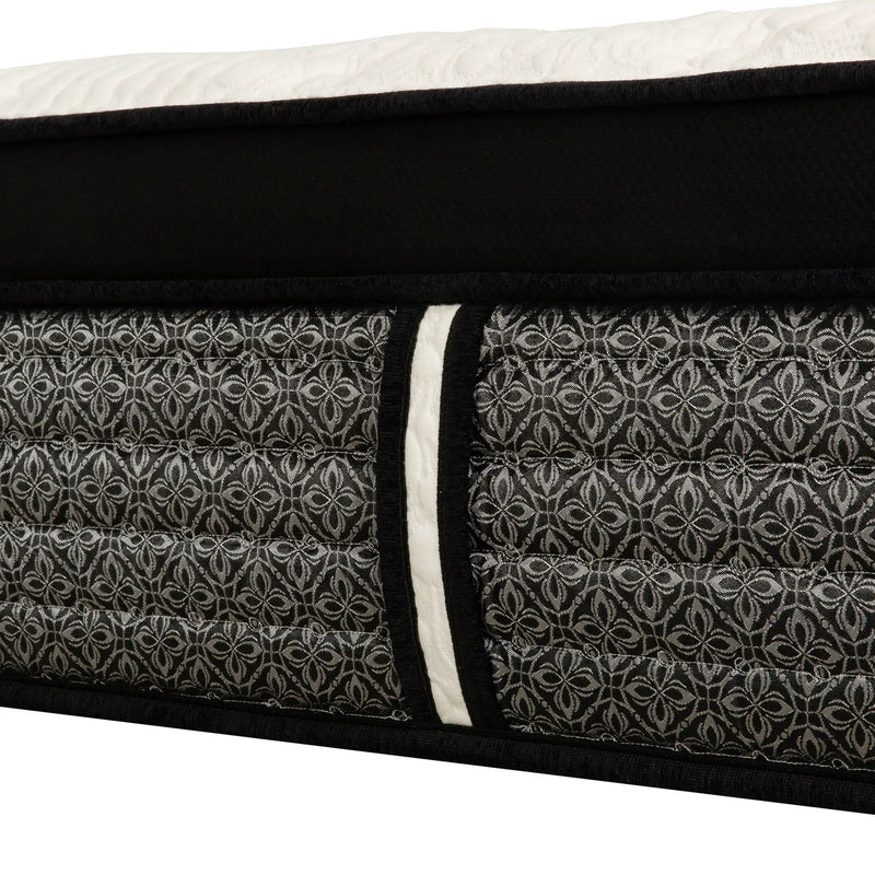 16" Premium Hybrid Mattress In A Box Plush Gel Memory Foam Top With Cooling Technology - Gray / White - Queen by HouseOfZazla