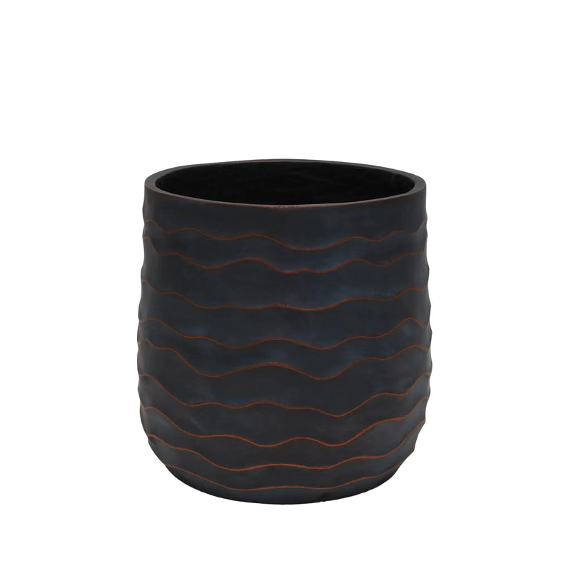 Large Round Planters Set of 2 by HouseOfZazla