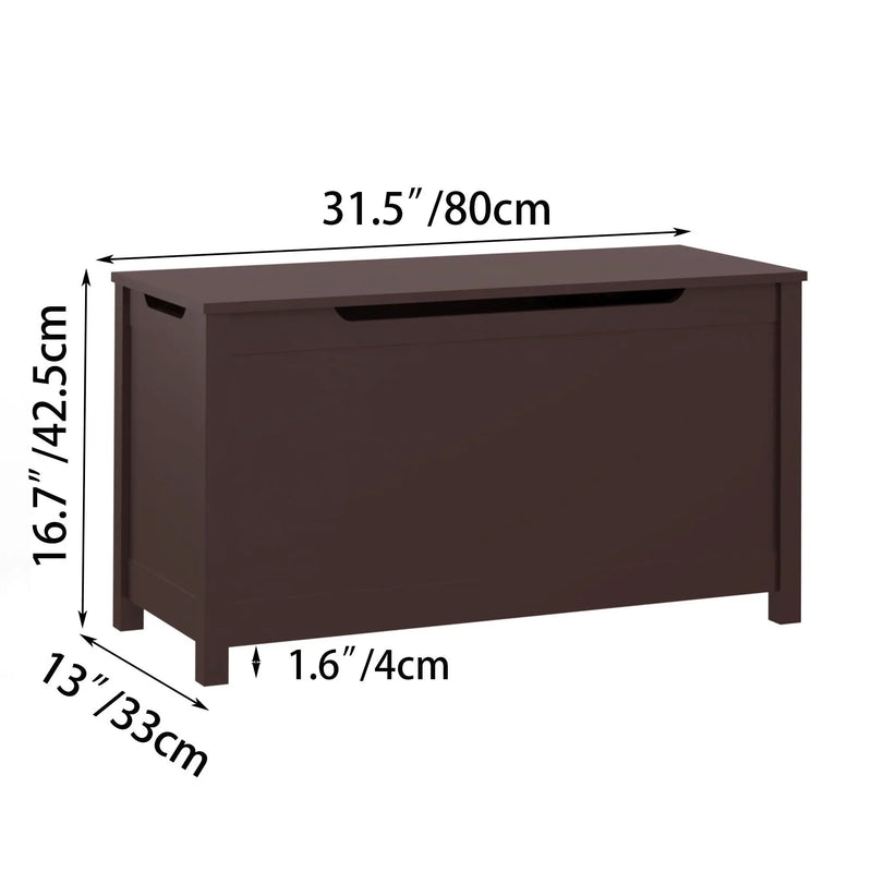 Toy Box Storage With Safety Hinged Lid by Unique Piece Furniture