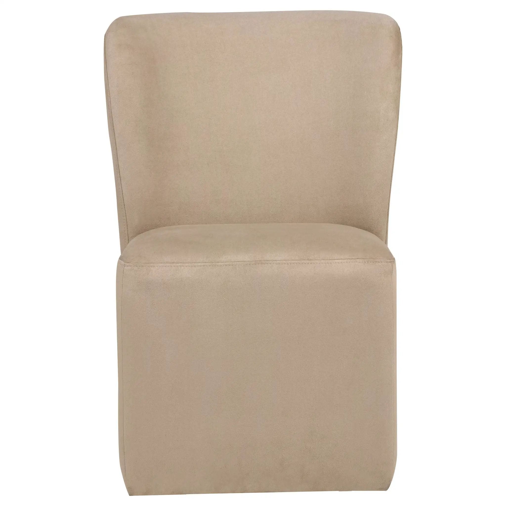 Jaelynn Upholstered Parsons Dining Side Chair Tan (Set of 2) by Unique Piece Furniture