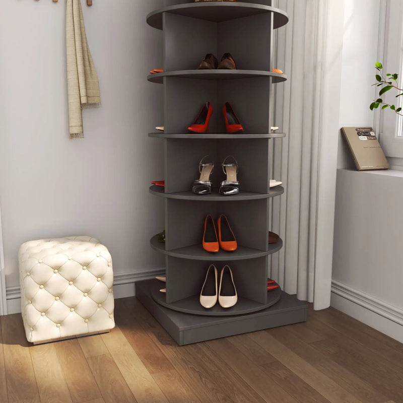 360 Rotating Shoe Cabinet 6 Layers by HouseOfZazla