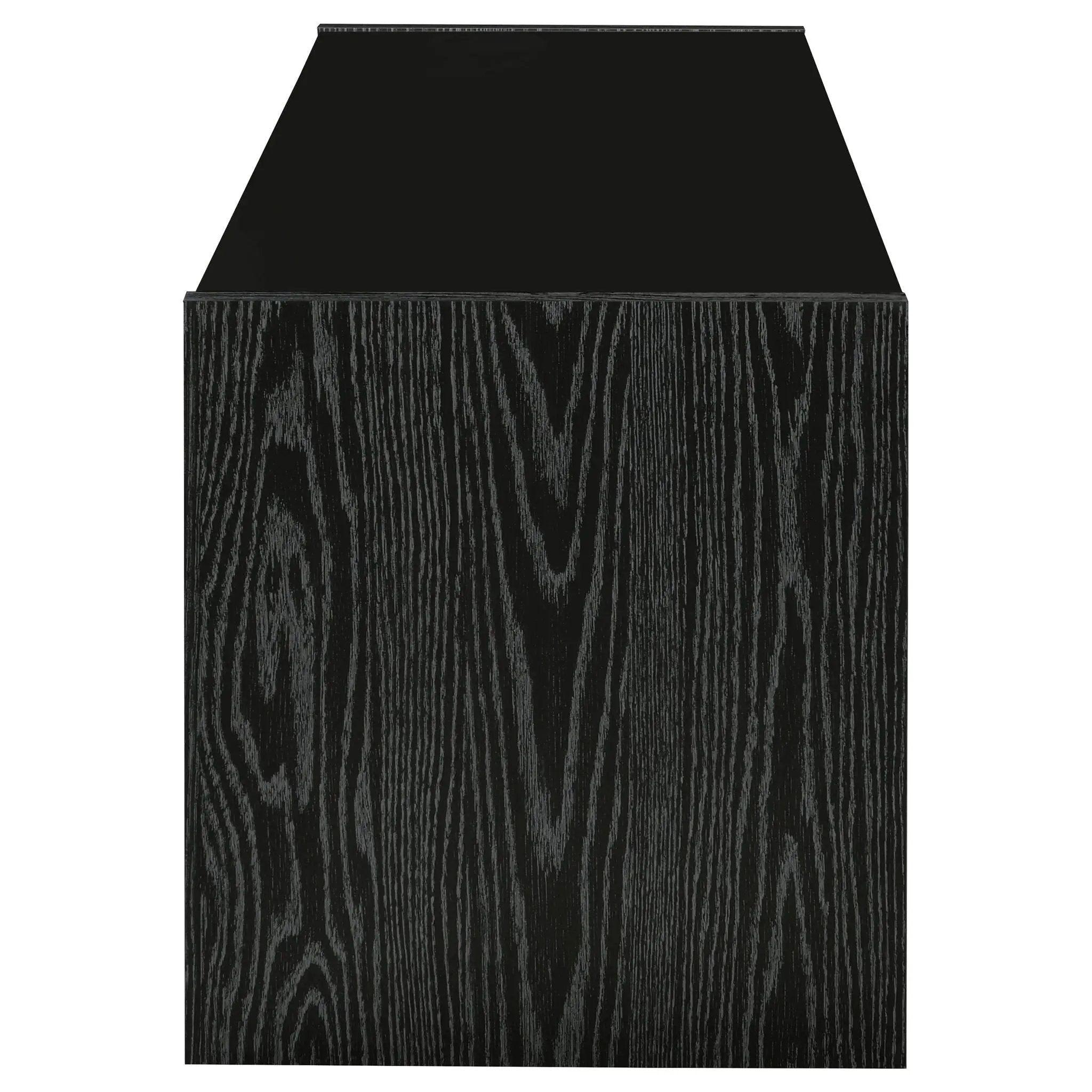 Alton 3-drawer Engineered Wood 61-inch TV Stand Black Oak by Unique Piece Furniture
