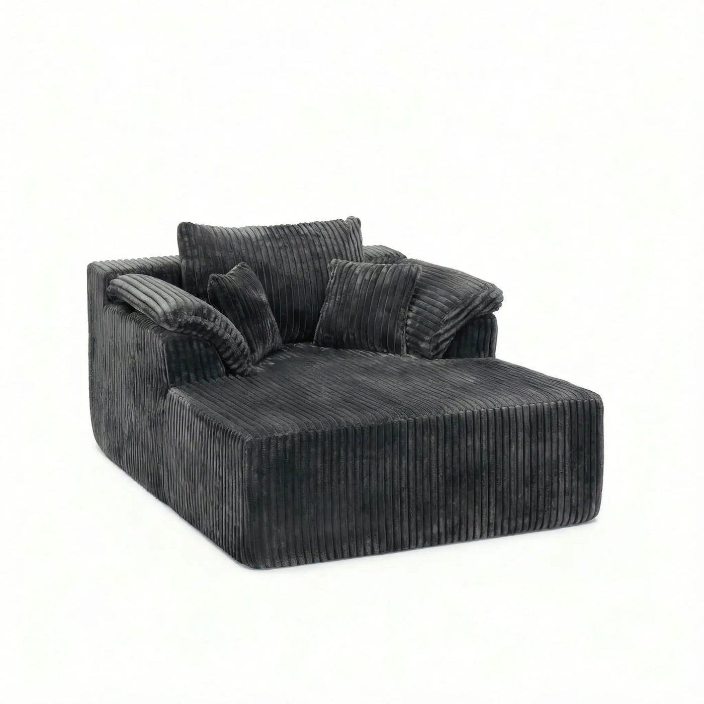 Chaise Lounge Chair, Deep Seat Sleeper Couch For Living Room by HouseOfZazla