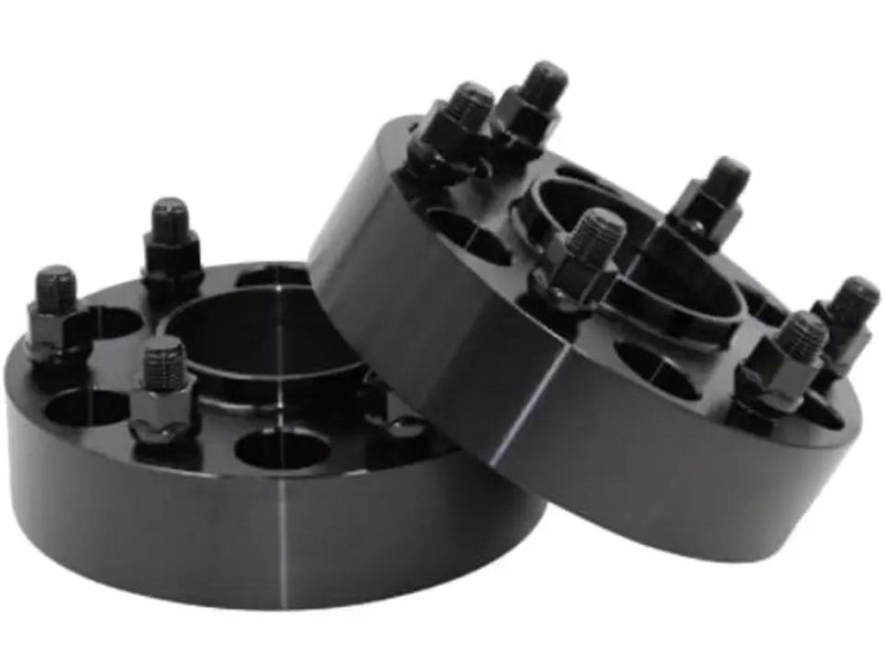 Coyote Accessories - Black Anodized 6061-Billet Aluminum Wheel Adapter Set Of 2 by Selzalot