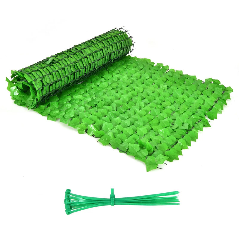 4 Pieces 118 x 39 Inch Artificial Ivy Privacy Fence for Fence and Vine Decor by DirectDeals