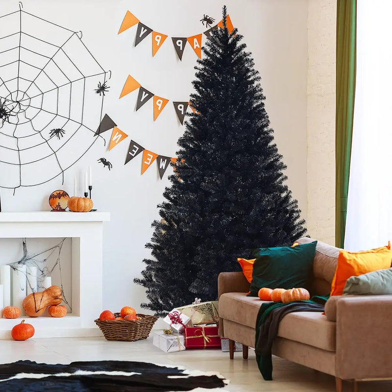 7.5 Feet Hinged Artificial Halloween Christmas Tree by DirectDeals