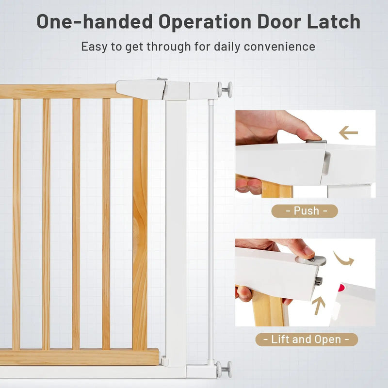 Extendable Safety Gate for Baby and Pet by DirectDeals