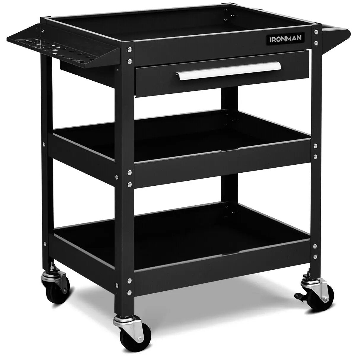 Rolling Tool Cart Mechanic Cabinet Storage ToolBox Organizer with Drawer by DirectDeals