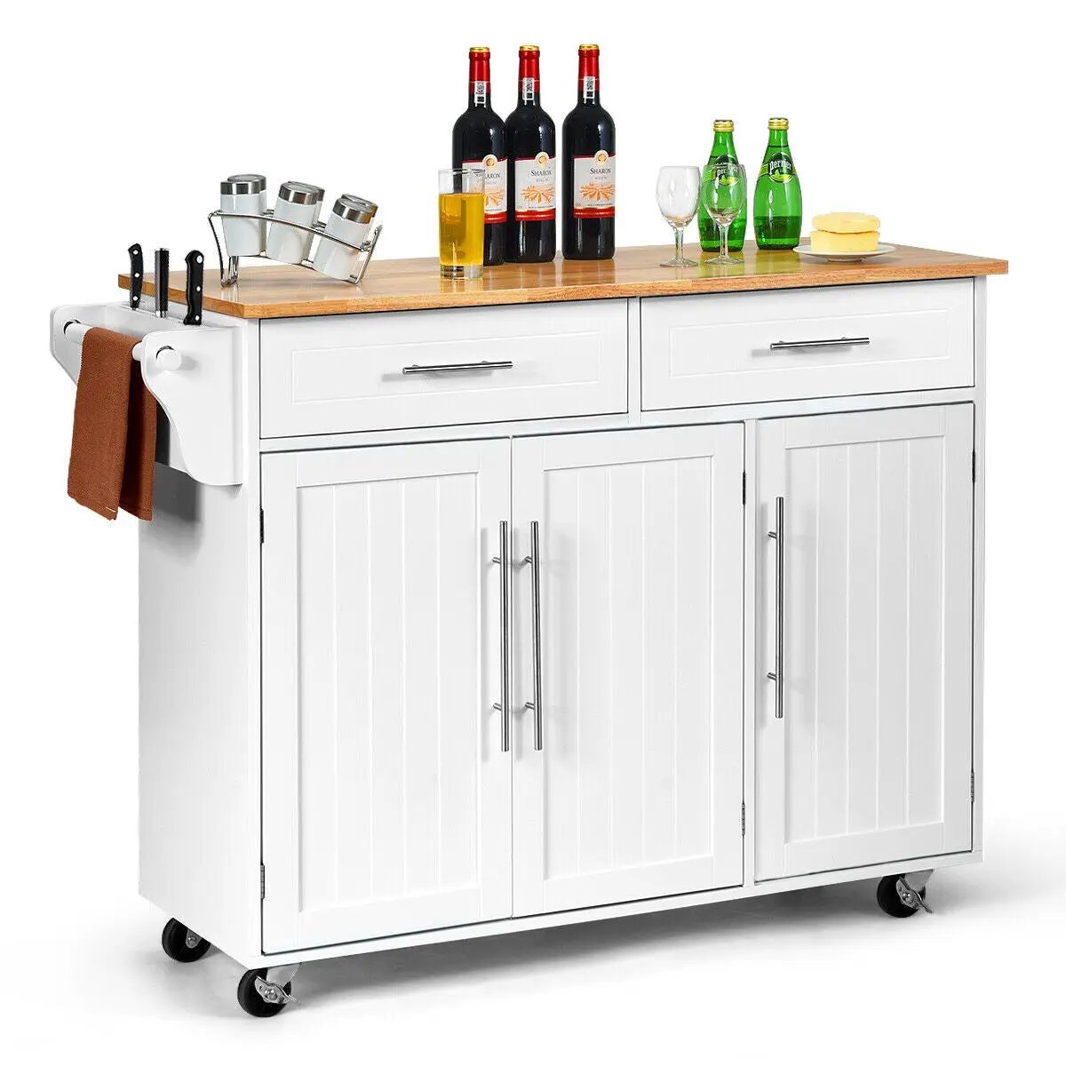 Kitchen Island Trolley by DirectDeals
