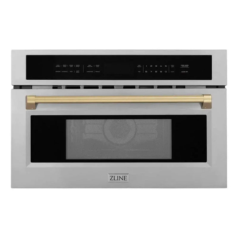 ZLINE 30” Convection Microwave, Stainless Steel, Bronze MWOZ-30-CB by Farmhouse Kitchen and Bath