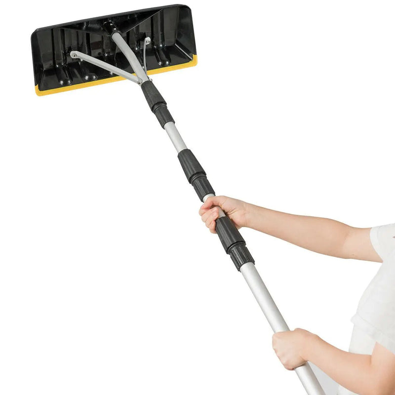 21FT Telescoping Snow Roof Rake Aluminum Tube Non-Slip Handle by DirectDeals
