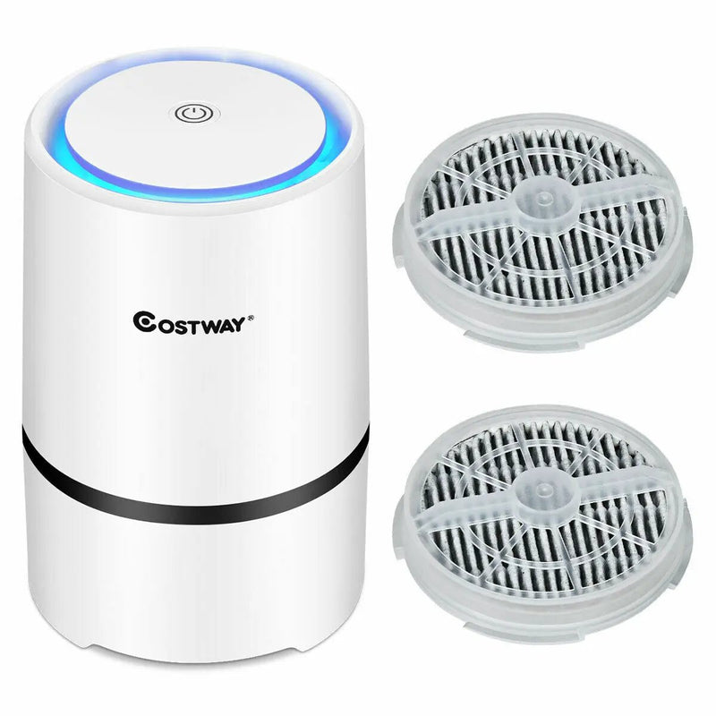 Mini Ionic 3-in-1 Composite HEPA Air Purifier by DirectDeals