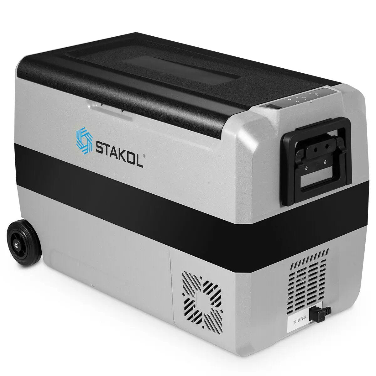 53 Quarts Portable Electric Car Cooler Refrigerator by DirectDeals